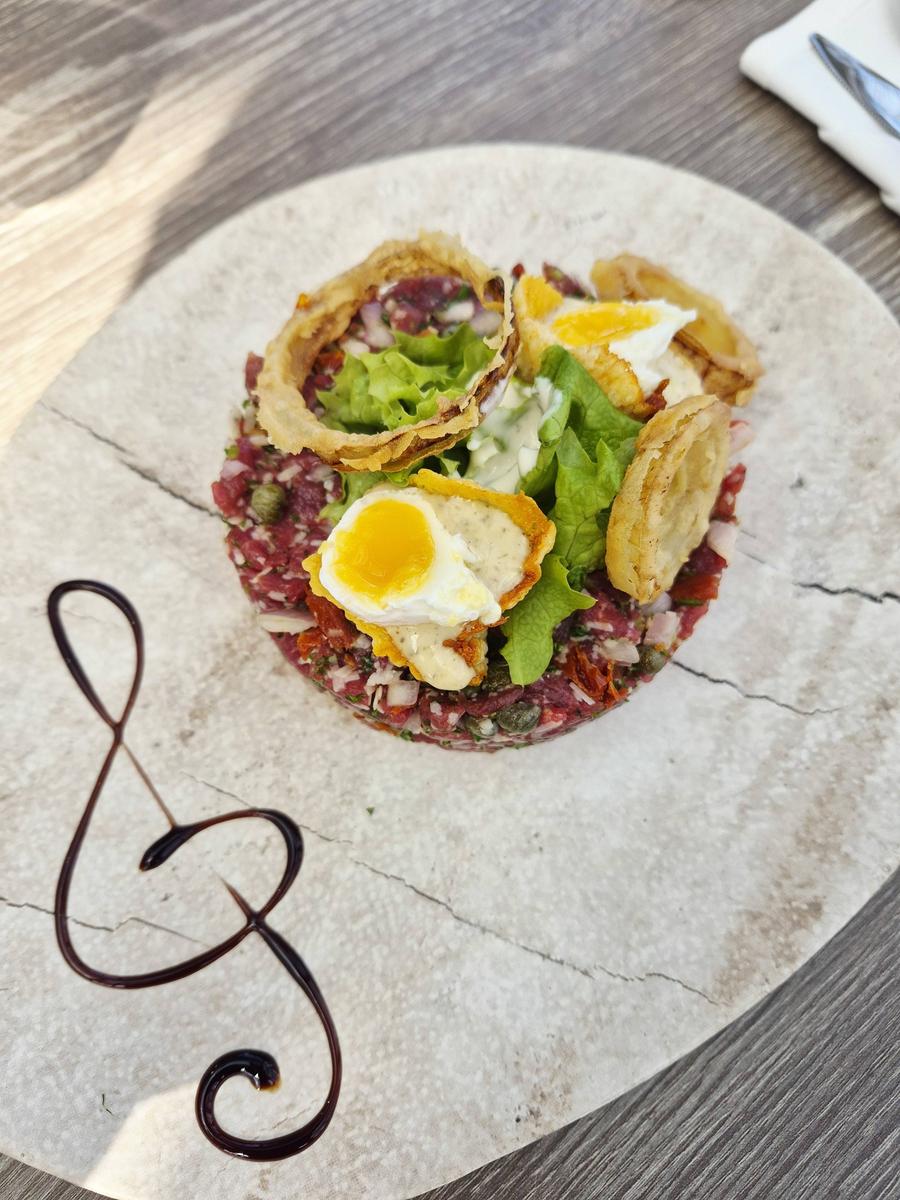 Tartare de bœuf à l'italienne
